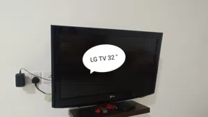 32 "LG TV + Satellite Dish + Receiver