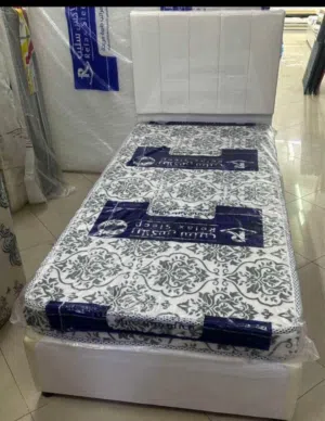 new best quality single bed with mattress available in low price  سيرير نفر واحد مع مرتبه موجود جديد