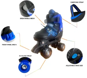 رولر سكيت 3 مقاسات مضيء فخم أوشن