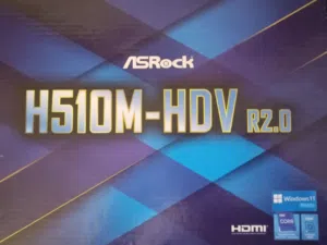 ASRock H510M-HDV R2.0.مذربورد  ومعالج i3-10100