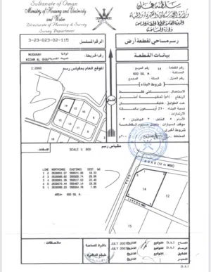 Residential Land for Sale in Al Batinah Al Masnaah