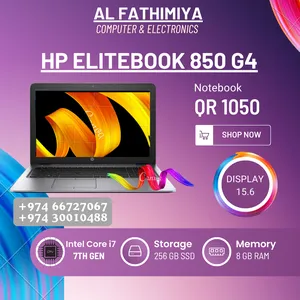 HP ELITEBOOK 850-G4 IntelCOREi7-7600U @2.80GHz