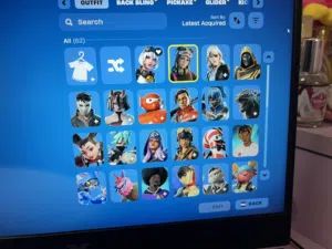 Fortnite account (62 skins)