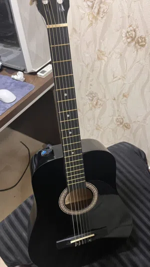 Black guitar
