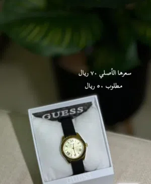 ساعة GUESS للبيع موضة نسائية