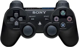 يد تحكم بلاستيشن 3 Dualshouck 3 تتميز بتصميم مريح ومستشعرات حركة sixaxis اتصال لاسلكي بالبلوتوت