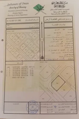 Residential Land for Sale in Al Sharqiya Ibra