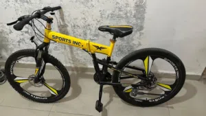 SPORTS INC GEAR YELLOW FOLDABLE CYCLE