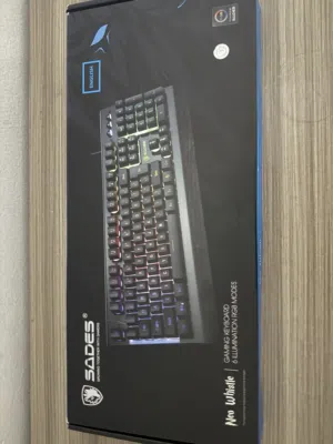كيبورد ( sades )  مستعمل LED 100%