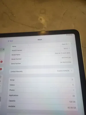 ipad air 11 inch m3 128 gb wifi