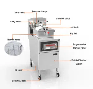 Electric Pressure Fryer & Gas Pressure Fryer قلاية بروستد الكهرباء و الغاز