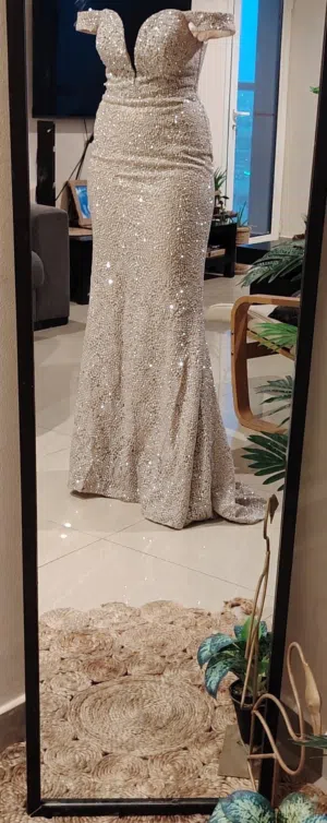 Maxi engagement dress