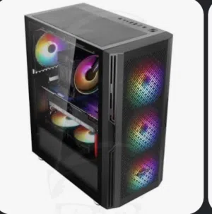 ABKONCORE C800 RGB 4x120mm Fan GAMING CASE كيس جيمنغ فارغ