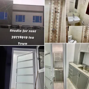 New studio flat for rent in Isa town