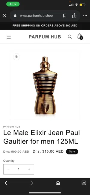 Perfumes for only 149.99 AED