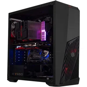 كيس جيمنج كولر ماستر للتجميعات فارغ مع مروحتين - COOLER MASTER MASTER BOX K501L 2X FANS GAMING CASE