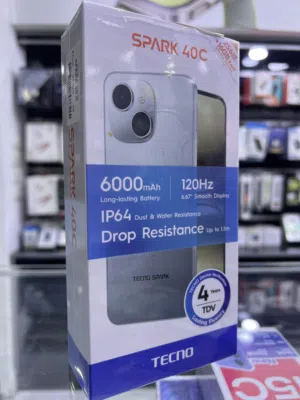 Tecno Spark 40c ( 256 GB / 8+8 RAM ) تكنو سبارك 40 سي ببطارية عملاقة 6000 ما امبير