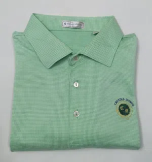 قميص رجالي بولو Peter Millar أصلي 100% قطن مقاس L بحالة ممتازة