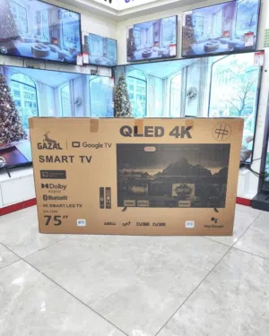 شاشة 75 4K غزال QLED 2026 اقوى شاشة بالأسواق العالمية فقط و حصريا  .