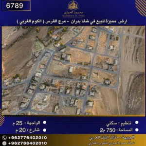 Residential Land for Sale in Amman Shafa Badran