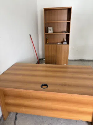Table and cupboard