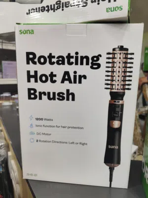 عرض نااار على فرشاة شعر دواره نوع سونا 1200 واط.