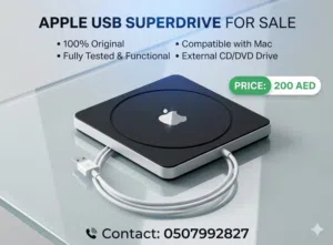 Title: Original Apple USB SuperDrive (Model MD564) – Clean & Fully Tested Description: Selling an