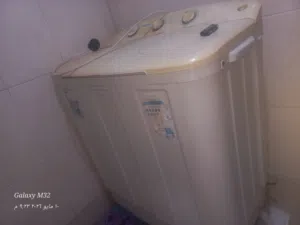 غساله ملابس تشتغل نشافه بس