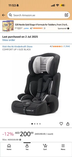 3 pieces carseat for kids