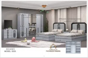 TWINS BEDROOM SET WITH MATTRSSS WITH FITTING/غرف نوم مل اتنین نفر اتنین سریر مع دوشج مر ترکیب مجاني