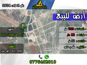 Residential Land for Sale in Amman Naour