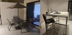 طاوله خارجيه 4 كراسي ++ طاوله طعام كرسيين