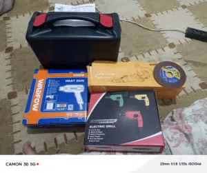 عدة صناعية صاروخ 5 انش و درل بلور تسخين درل بسعر حرق ومغري جدا ولقطة