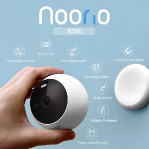 كامرة مراقبة نوعية ممتازة سهلة التنصيب والاعداد wifi ( خارجية / داخلية ) نوع noorio b200  باله للبيع