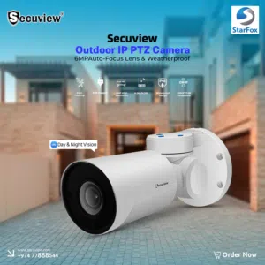 Secuview 6MP Outdoor IP PTZ Camera (كاميرا Secuview الخارجية IP PTZ بدقة 6 ميجابكسل)