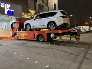 سطحه هيدروليك فل داون نقل وتوصيل جميع السيارات والدراجات الناريه