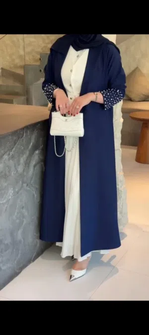 طقم بشت نسائي ملكي 4 قطع - متوفر جميع القياسات