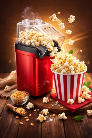 ماكينة صانع الفشار الكهربائية للبيع