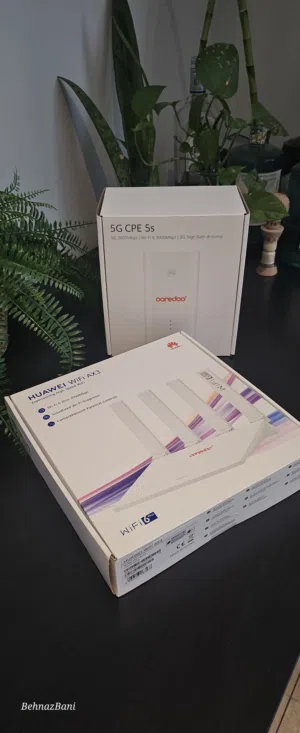 5G CPE 5s & HUAWEI WiFI AX3