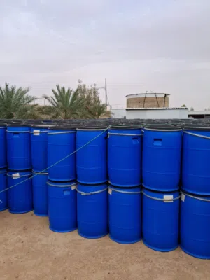 Heavy Duty Plastic Cargo Drum – 220L Blue Storage Barrel with Lid