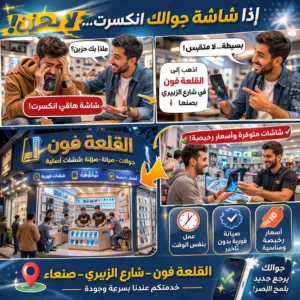 صيانة هواتف وتركيب شاشات بجميع انواعها
