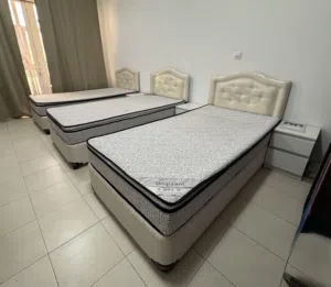 Beds & Mattress 100×200cm  سرير فردي مع مرتبة  (Expat leaving)