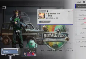 حساب ببجي ممتاز