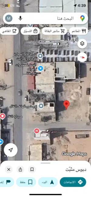 250م واجهتين للبيع في طريق المشتل