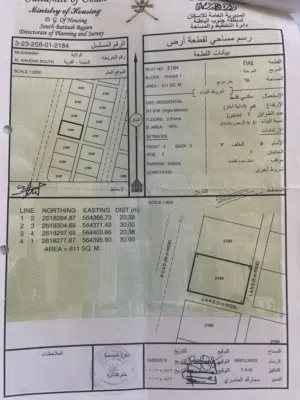 أرض موقع ممتاز لبناء الاستراحات  يبعد عن وزاره الإسكان 5 كيلو