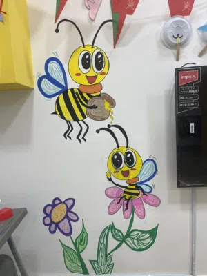 Wall painting for schools