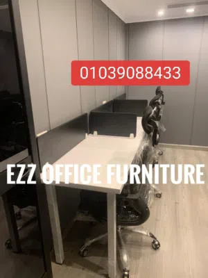 خليه عمل work station خشب mdfاسباني مستورد متوفر بجميع الالوان والمقاسات