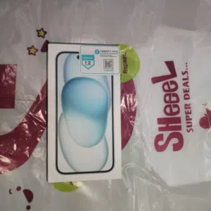 حالة نادرة ايفون 15 بلس I phone 15 plus new  جديد من أبل بسعة 128 باللون الأزرق-لم تفتح العلبة،البيع