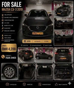 Mazda CX-3 (2019) – Excellent Condition