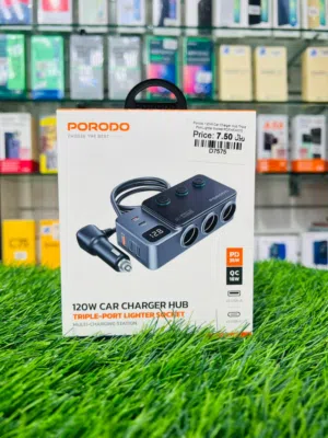 Porodo 120W Car Charger Hub in Muscat / Brand New